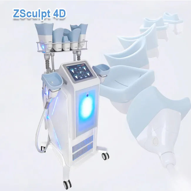 Hot Professional Upgrade Body Slimming Cryo Lose Weight No Pain Cryolipolysis Fat Dissolving Body Contouring 7 Heads Cryo Cellulite Reduction Machine