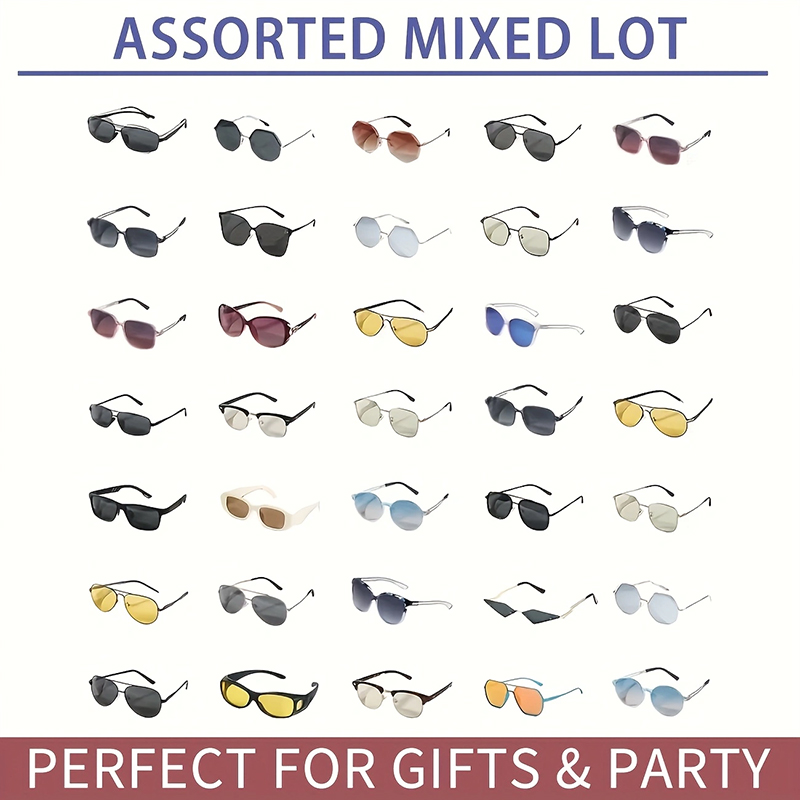 Randomly select 6 pairs of sunglasses and glasses
