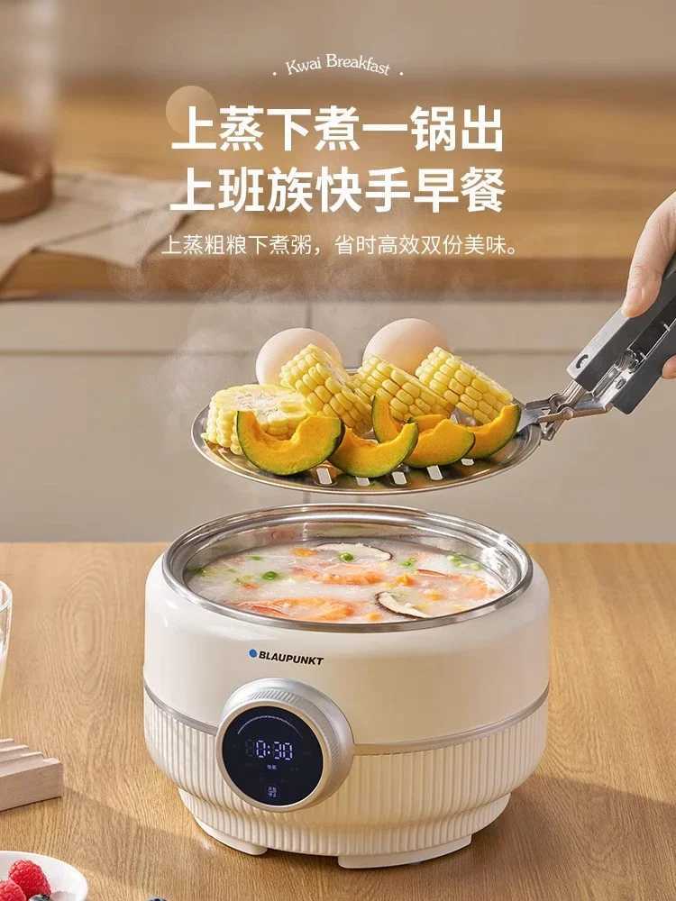 220V Blaupunkt Multifunctional Stainless Steel Electric Food Steamer for Home Cooking Stewing and Steaming BBD C251129