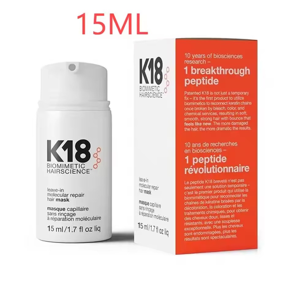 K18 Hair Treatment Leave-In Conditioner Molecular Repair Dry Hair 4 Minutes To Reverse Hair Damage Moisturize Hair Mask
