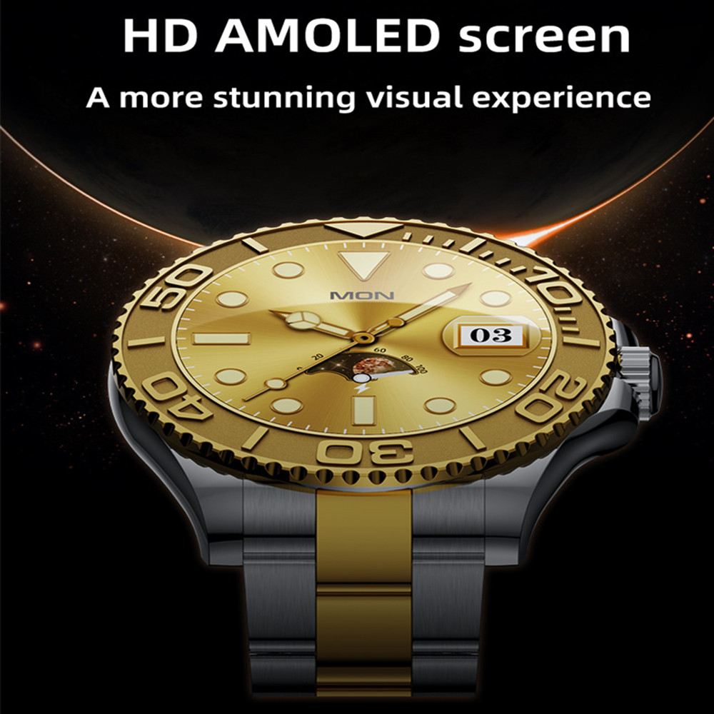 Smart Watch Men Aiweile AW46 Yacht Range Clock with Bluetooth Call Hebrew Sport Modes Fiess for Android IOS HD AMOLED Screen free shipping