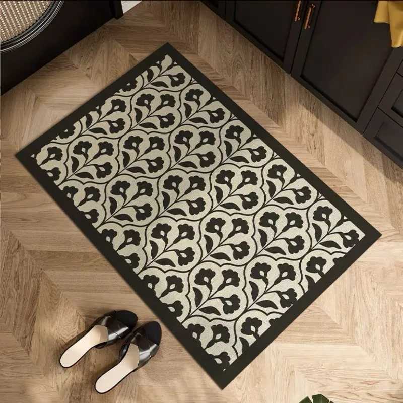 Bathro floor mat Soft diat d Water-absorbing quick-drying non-slip mat Light luxury H251129