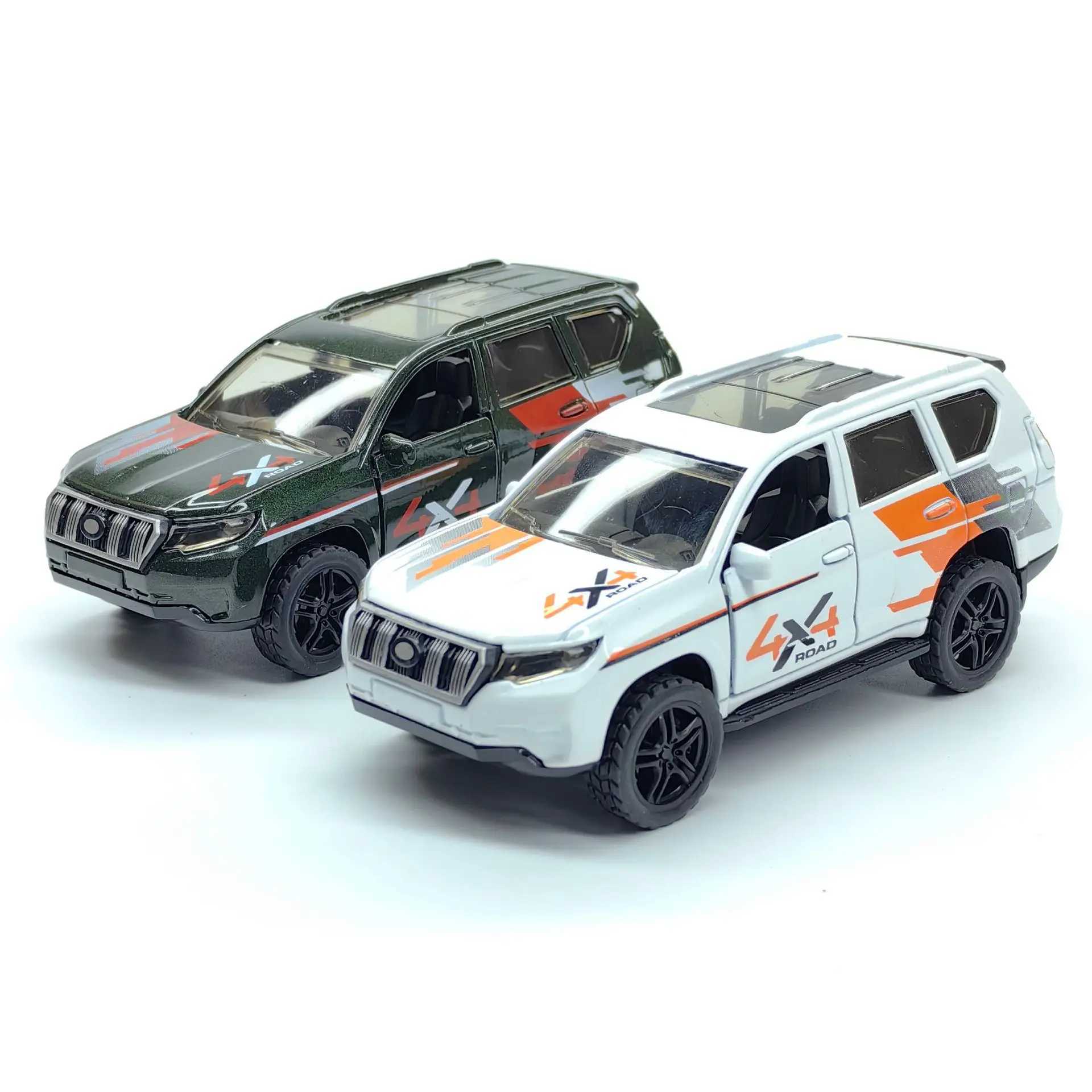 136 Hardcore off-road vehicle simulation alloy pull-back childrens toy door opening model car distribution bagged J251129