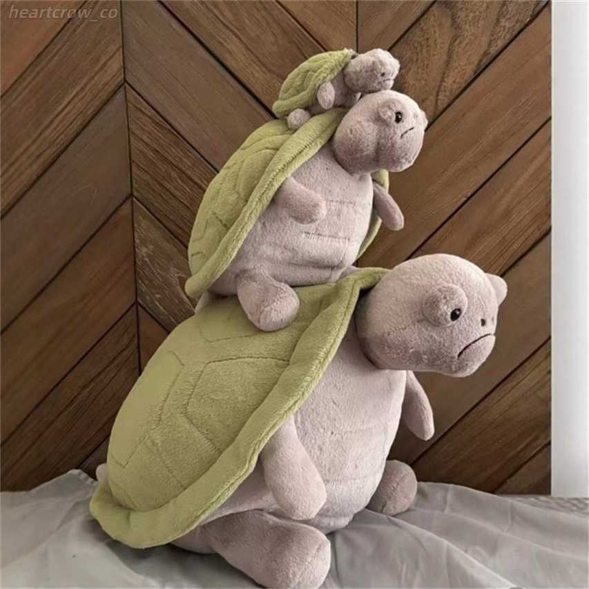 2026 Cyber Monday 50% UK jellyscat Same Style Jelly Timmy Turtle Plush Pendant Keychain Bag Ugly Cute Turtle Clearance Sale
