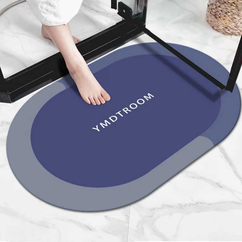 Cartoon bathro floor mat non-slip foot mat diat d quick-drying soft cushion toilet household toilet door carpet H251129