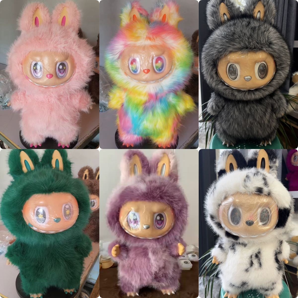 High Quality Large Size 58Cm The MONSTERS Revamped Labubu Doll Big Zimomo Vinyl Plush Dolls Special Children Gifts
