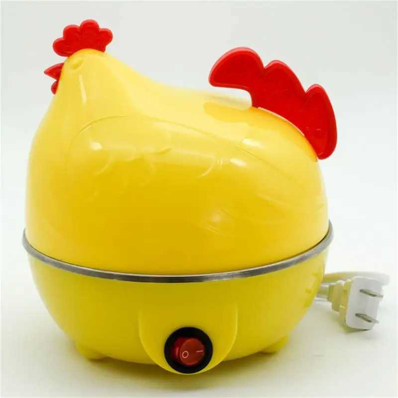 Home Kitchen Cooking Tool 7-Egg Capacity Egg Cooker Chicken Shaped Egg Boiler Eggs Steamer Appliance Utensil C251129
