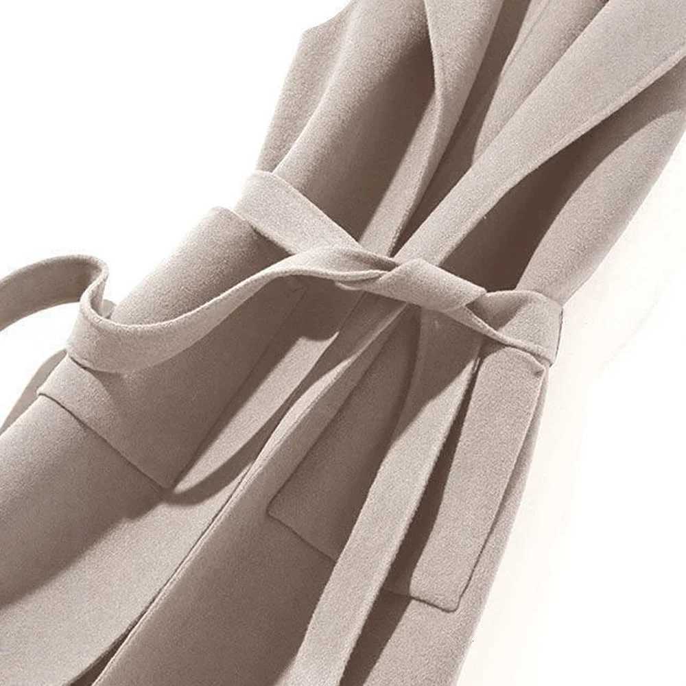 Womens Clothing Autumn Winter Jackets Korean Mid Long Sleeveless Vest Fat MM Waist Elegant Casual Vests CoatsT251129