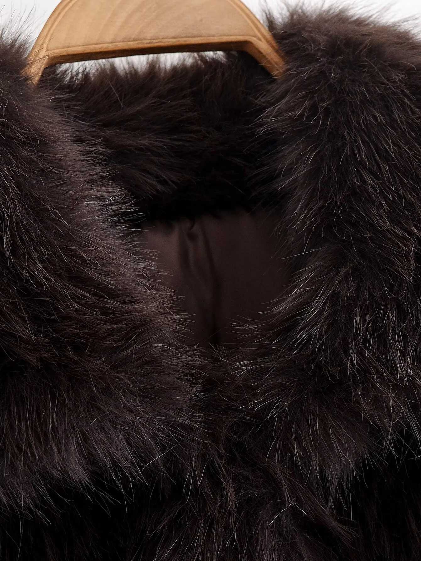 European and American Style Autumn/Winter New Arrival Short Thicker Fur-Like Vest for Women Sleeveless Cape Thick BlazerT251129