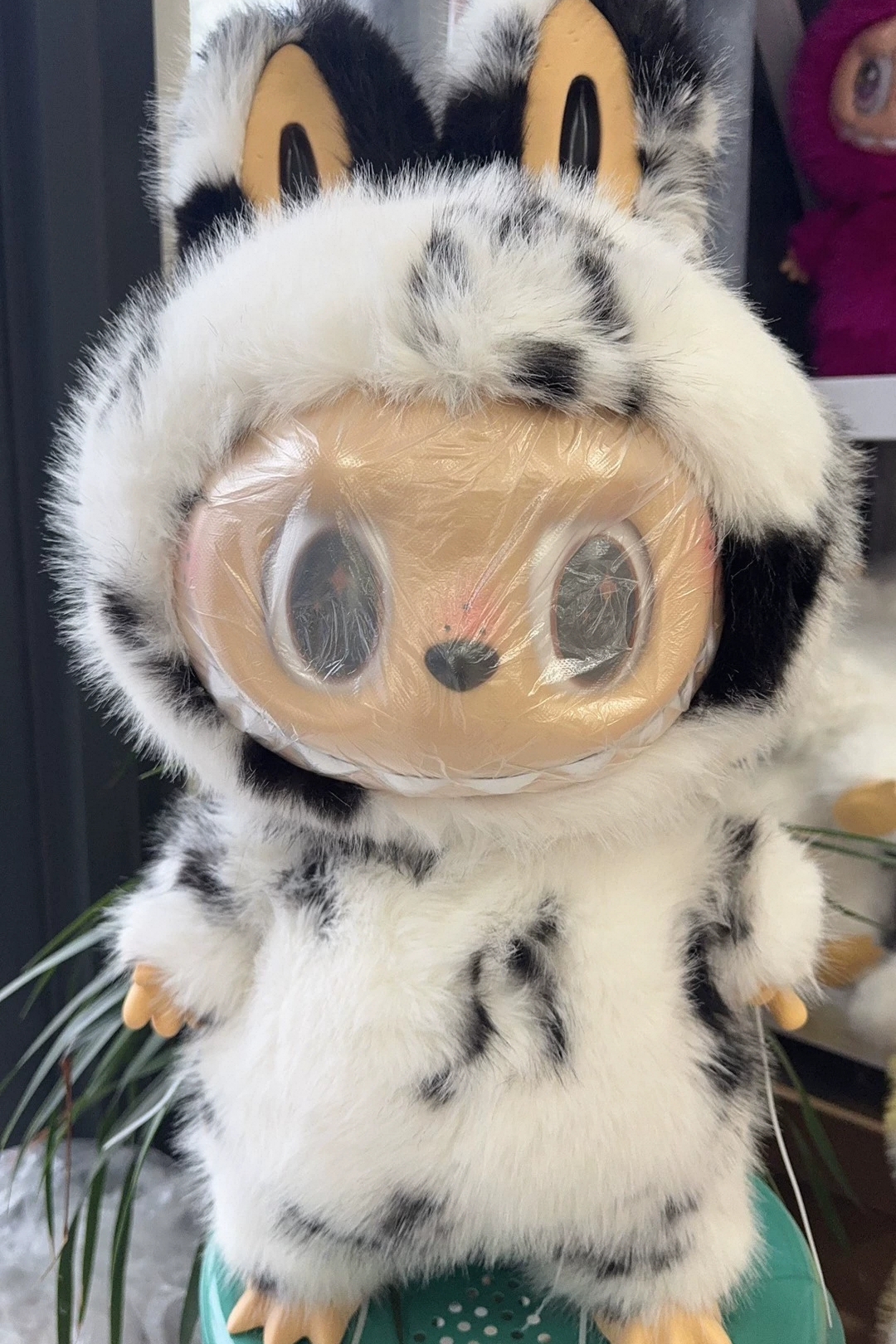 Zimomo Large 58cm Labubu Plushine Anime Dolls I Found You Enamel Characters Mystery Boxes