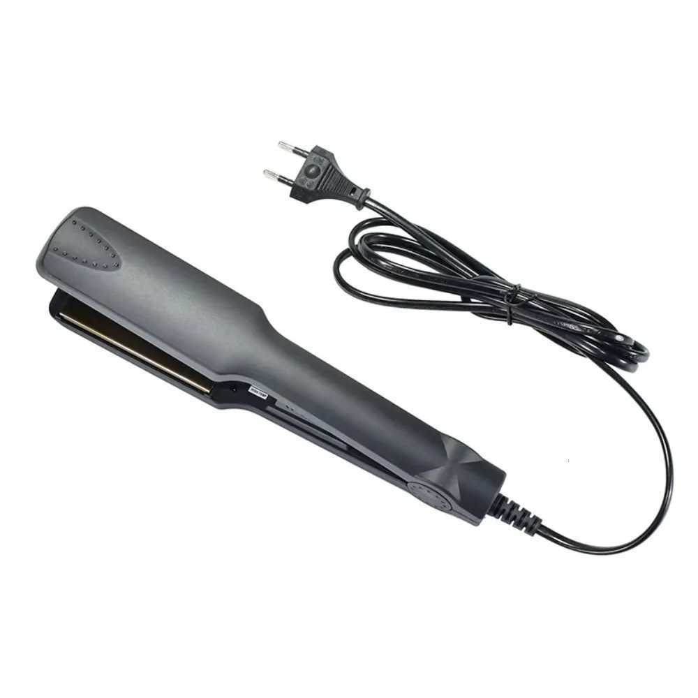 Fast Warm-up Electric Hair Straightener Ceramic Glaze Widened Bangs Heating Plate Temperature Adjustable EU Plug Hair CurlerT251129