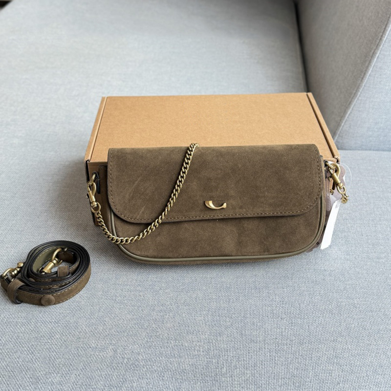 designer handbag luxury shoulder bags Leather fur texture purse Luxury touch elegance crossbody bag Retro Messenger bag EXW2511291