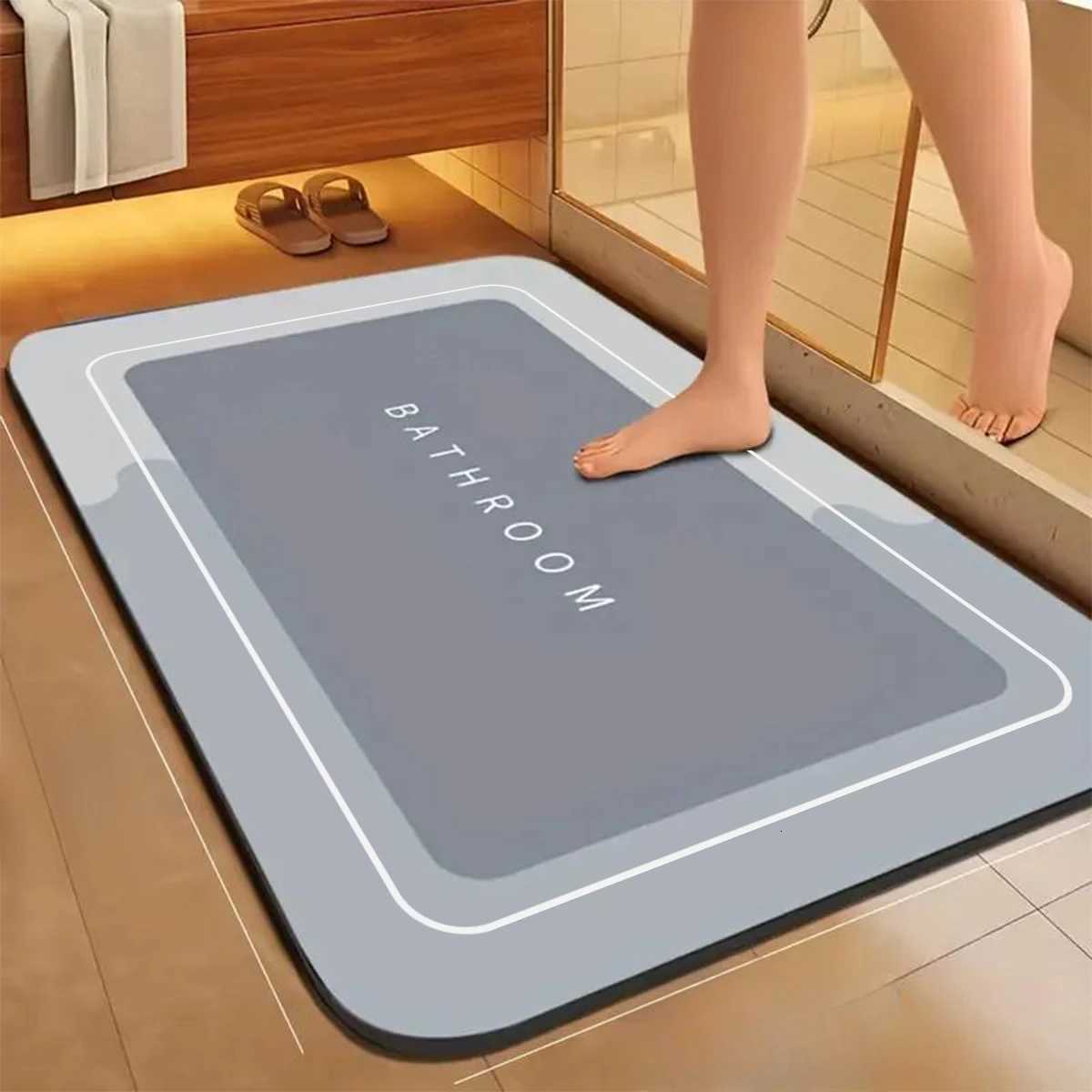 Simple bathro non-slip floor mat diat d toilet dirt-resistant mat entrance mat shower ro door mat H251129