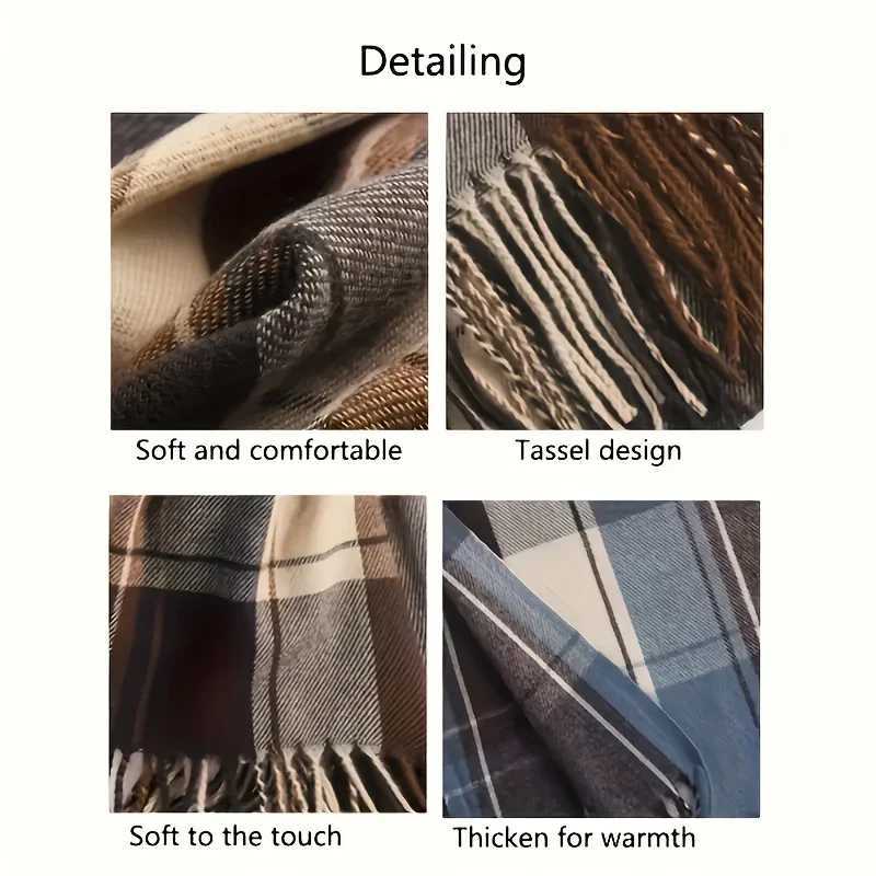 Scarf Ladies Fall And Winter Thickens Warm Neck Scarves Fashion Scarves Cloth Fanta And Fringed Blankets Mens Winter ShawlsJ251129