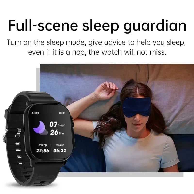 2025 New T800 Ultra Smart Watch Men 49mm Series 8 AMOLED Screen NFC Compass Waterproof For Apple Watch IWO Ultra 9 SmartwatchW251129