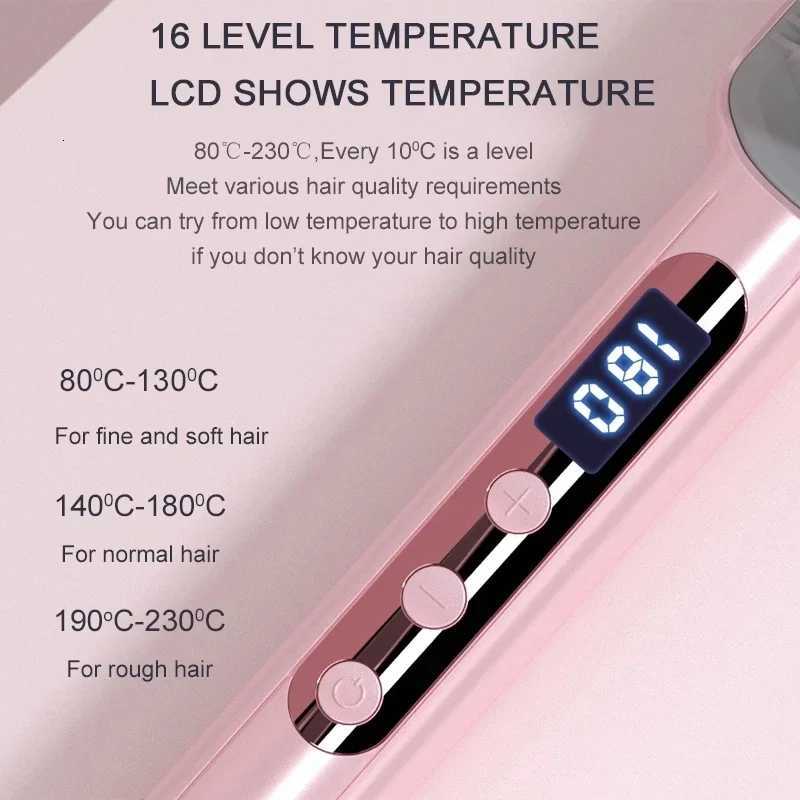 Profissional Hot Combs Anti-scalding Hair Straightener Brush Ceramic Hair Curler Heated Electric Smart Brush Hair StraightenerT251129