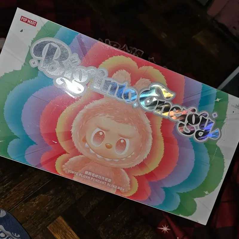 LABUBU Front High Energy Series Vinyl Base Plush Blind Box Macaron Third Generation ID Series Girls Holiday Gift X250429