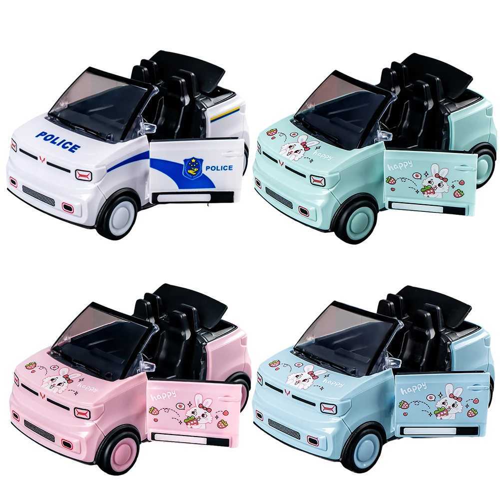 Mini Childs Toy Automobile with Openable Doors Simulation Car Toy Double-Sided Inertance Convertible Gifts for Boys Girls J251129