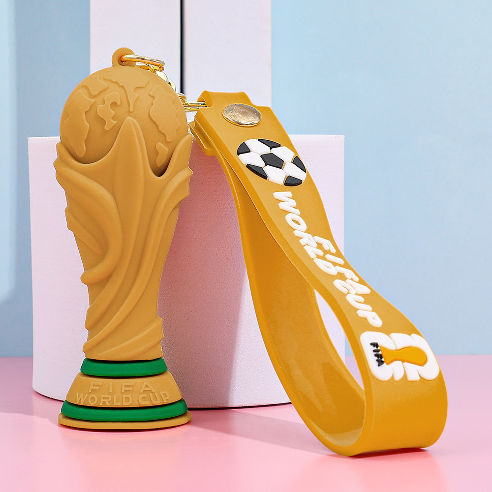 Designer Wholesale Funny World Cup Mascot Pendant Cute Series Keychain Christmas Gift Decoration