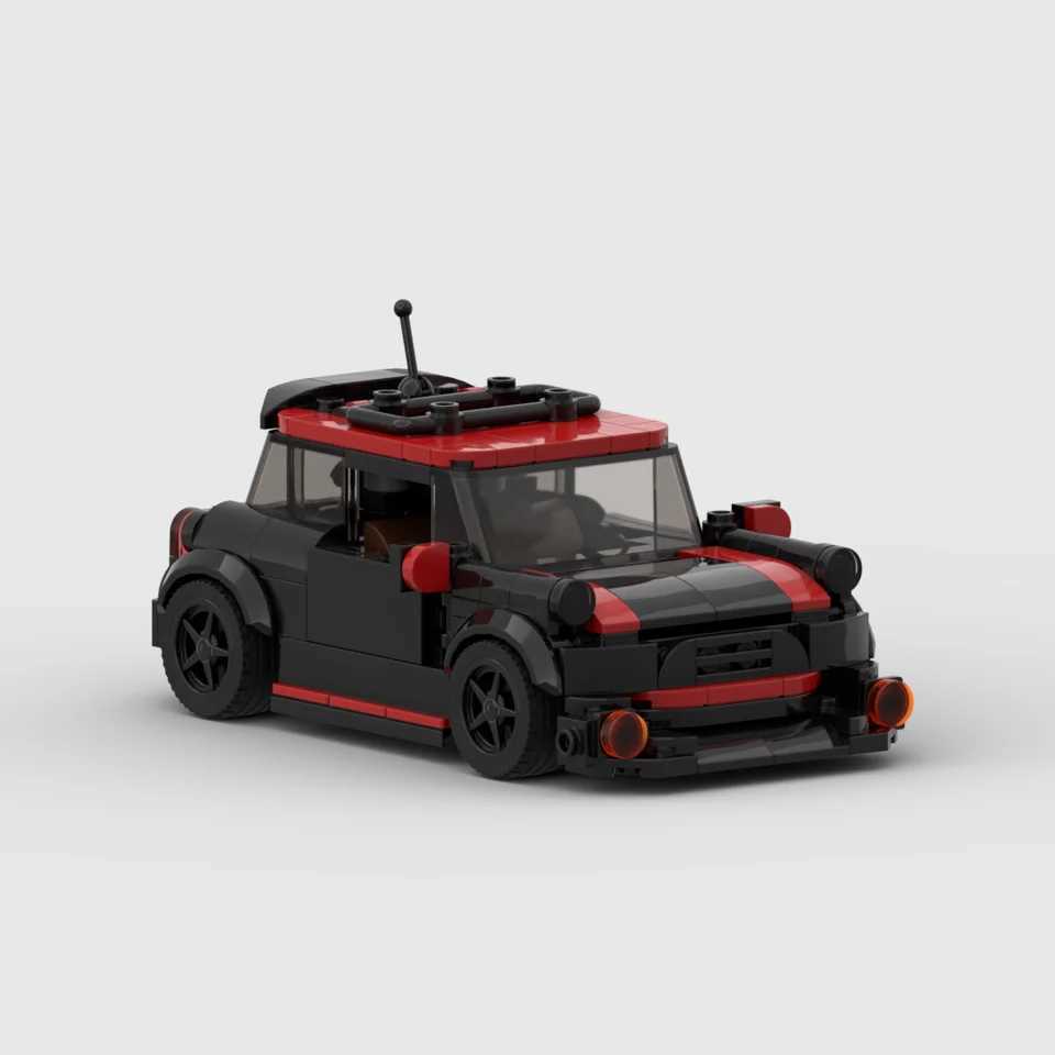 MOC MINI JCW racing Racer Building Blocks Brick Creative Garage Toys for Boys Gifts J251129