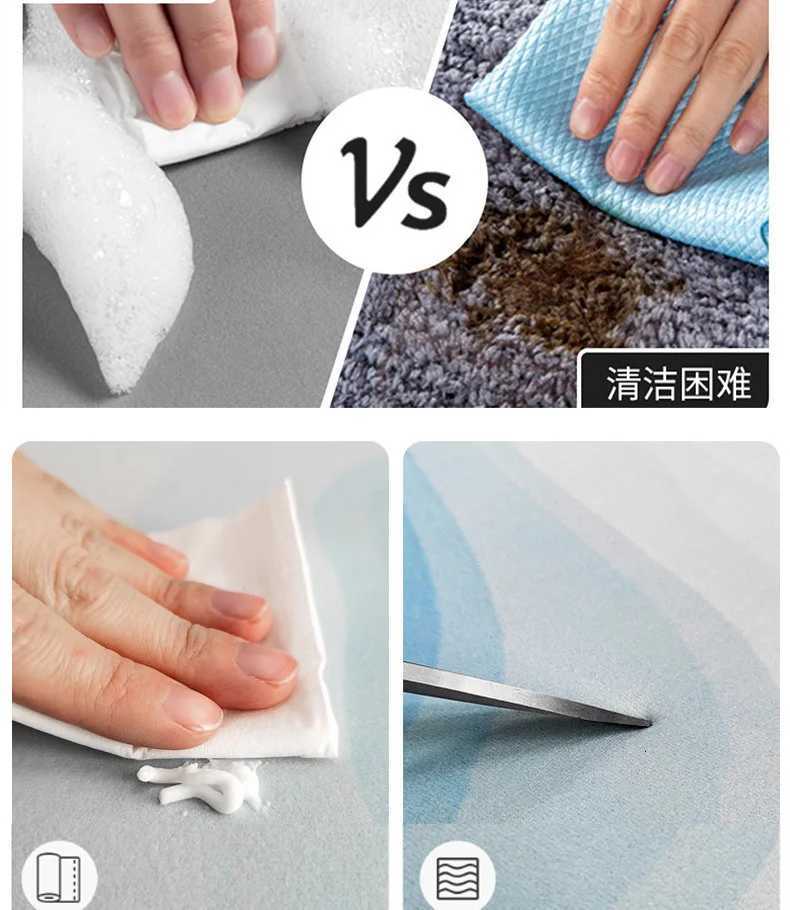 Diatoeous Earth Bath Mat Super Absorbent Bathro Floor Mat Non Slip Fast Drying Soft Floor Mat for Bathro Shower H251129
