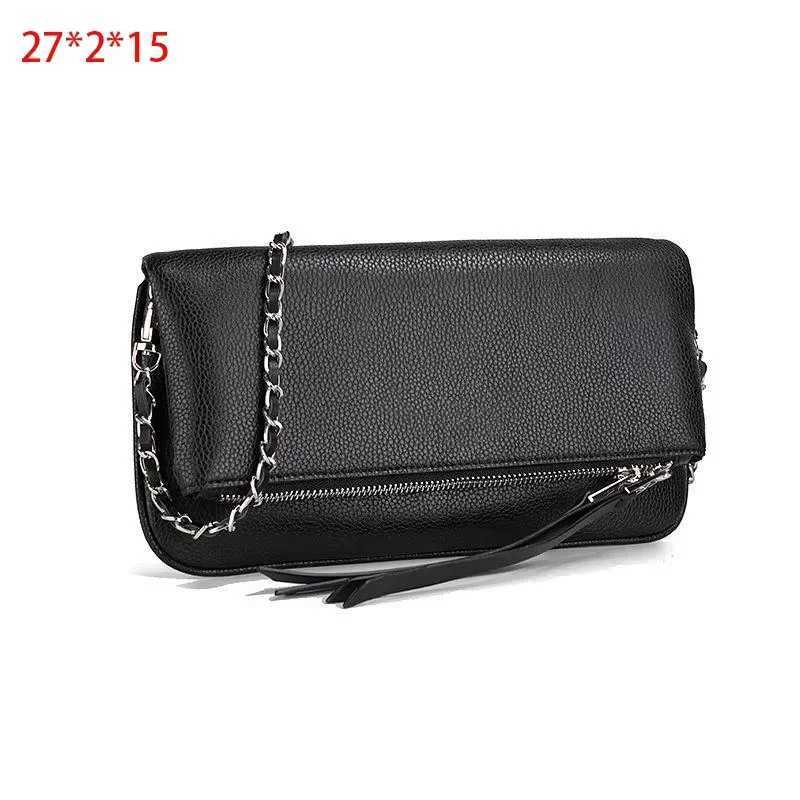 2025 New Fashion Women Wing Bag Classic Black Single-shoulder Envelope Zadigent Bag Luxurious Design Chain Crossbody Ladies Bag K251128