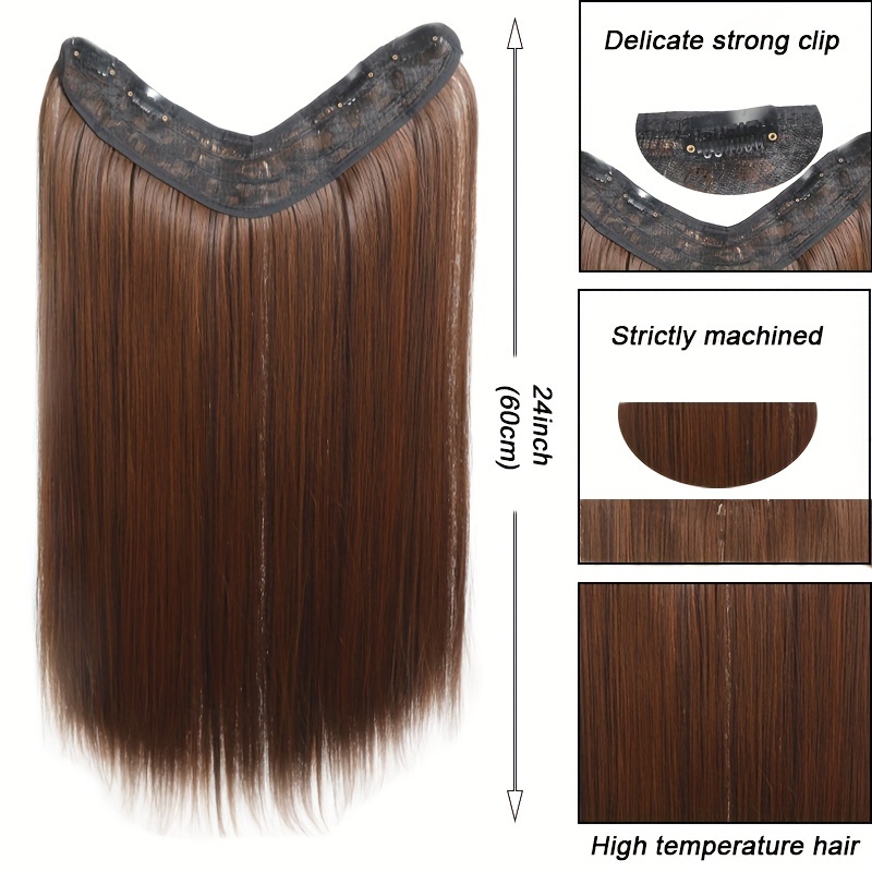 Women's Synthetic Heat-resistant Braided Hair Extensions with 4 Bb Clips - Available in 16