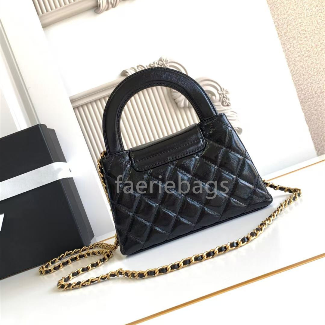 Luxury bag designer bag mini bag top-quality genuine leather handle bag shoulder bag crossbody bag handbag mini size gold silver French luxury brand with box