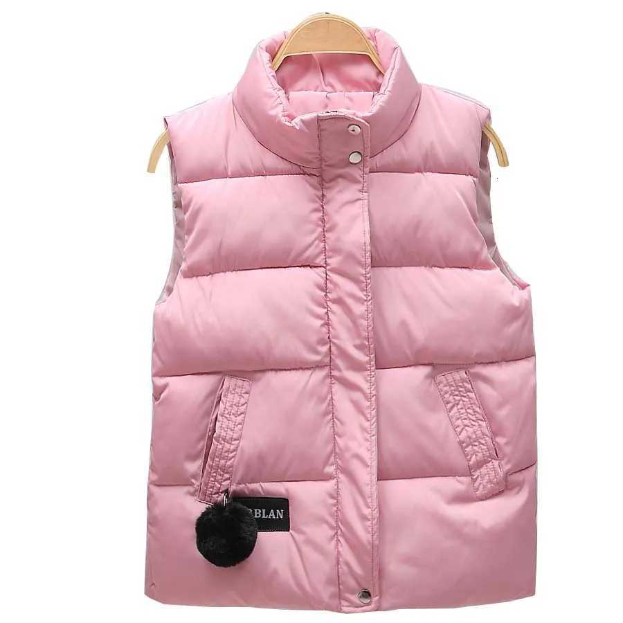 New Fashion Winter Vest For Women Collar Sleeveless Short Coat Women Jacket Waistcoat Female Autumn Women ClothingT251129