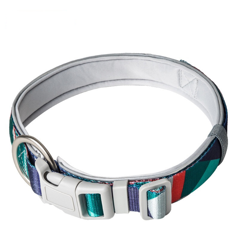 Factory Custom & Free Designer Nylon/polyester Pet Collar | Comfortable Neoprene Material Adjustable Pet Dog Collar | Comfortable Safety Collar