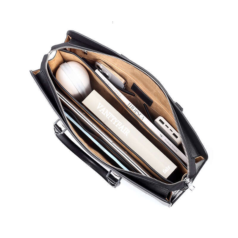 Luxury Bag Designer Genuine Leather Anti Theft Password Lock Business Men S Handbag Cowhide Laptop Large Capacity Briefcase Crossbody Bag