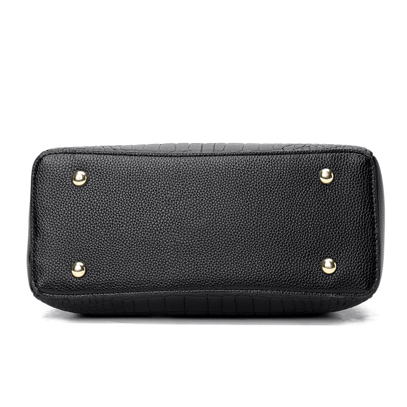 Stylish Oversized Leather Shoulder Bag Women's Fashion - Water-resistant Multi-pocket Tote / Large Capacity Handbag Free Worldwide Delivery