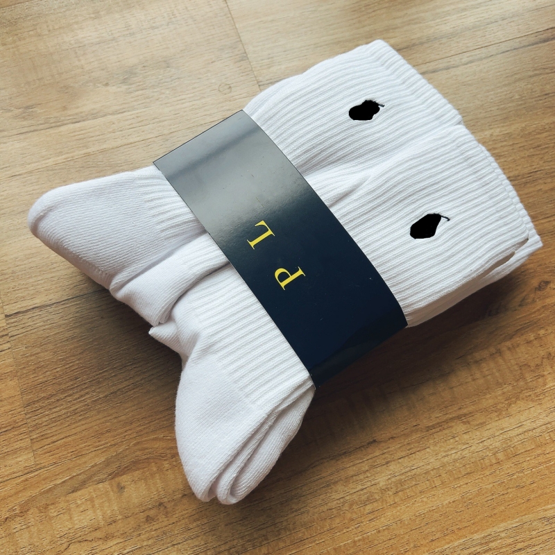 designer mens Socks Luxury Embroidery logo Stockings Classic casual socks Comfort breathable pure cotton White, black, grey 6pairs/Wholesale