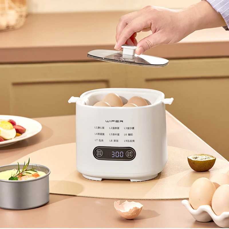 300W Electric Egg Boiler Breakfast Machine Multicooker Steamer Automatic Egg Cookers Home Egg Custard Steaming Cooker with Timer C251129