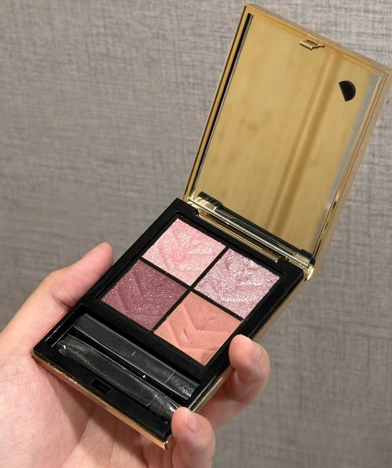maquillaje Luxury Couture Mini Clutch Eye Shadow Palette Beautuy Cosmesticsz Makeup 4-Colors Eyeshadow Long-Lasting Waterproof Free Shipping