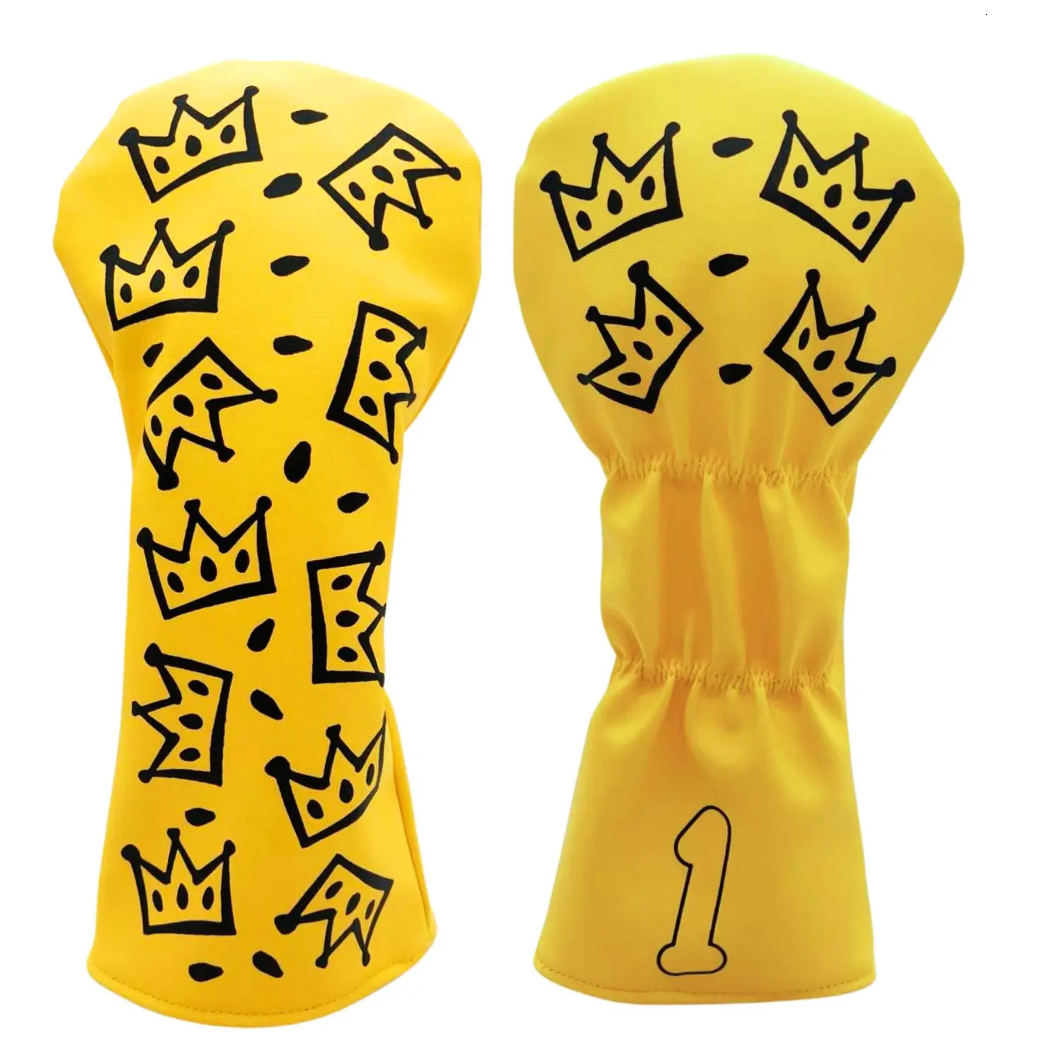 Golf Club Head Cover with Crown n Durable Synthetic for Driver Creative Christmas Headcover 251129