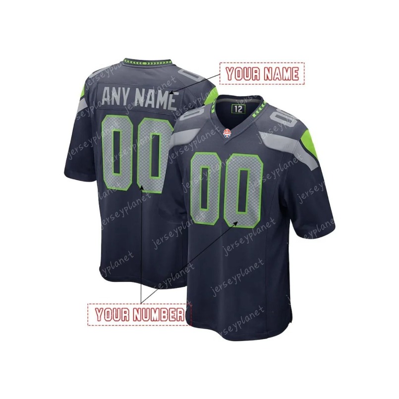Custom Football Jersey Cooper Kupp Darnold Smith-Njigba Walker III Love 2025 Rivalries Embroidered Letter Number Design Polyester for gift