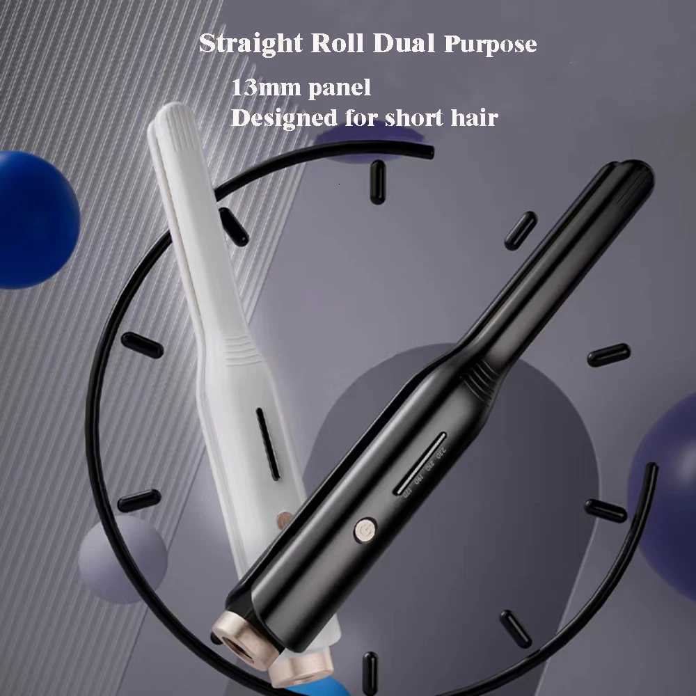Small Flat Iron for Short Hair Temperature Adjustable Pencil Flat Iron Fast Heat Up Beard Pencil Straightening IronT251129