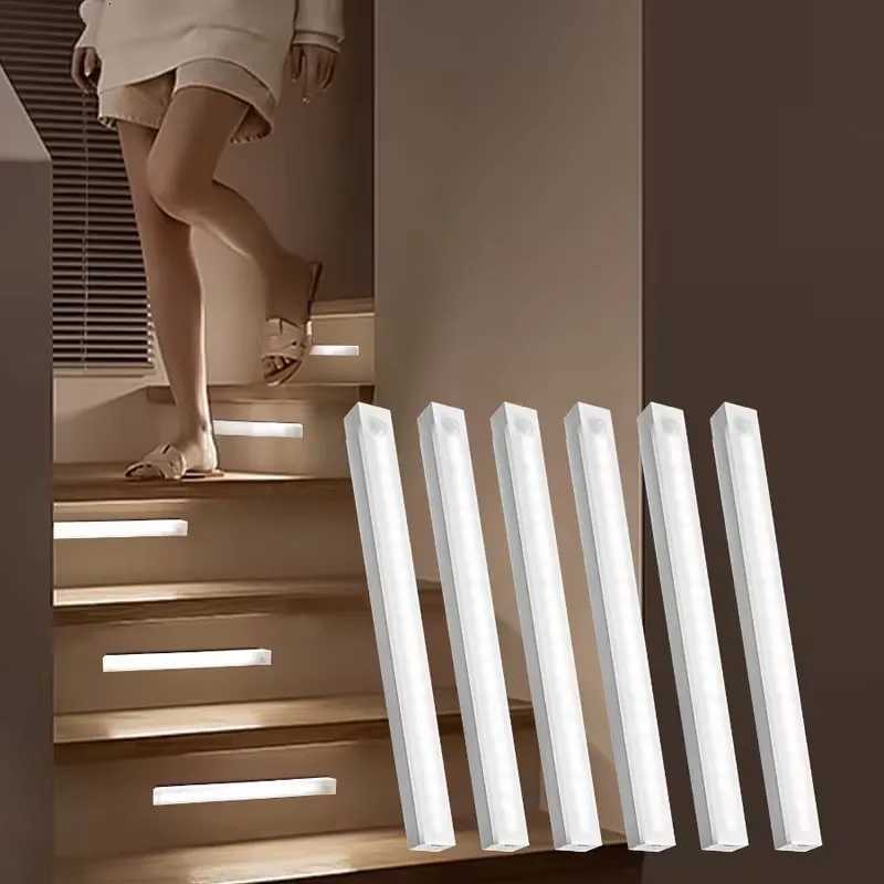 Wireless LED Cabinet Light Motion Sensor Light Closet Night Lamp For Kitchen Bedroom Detector Light Cabinet Staircase Backlight M251129