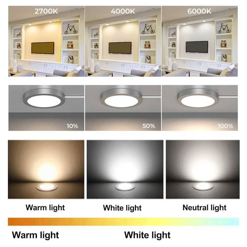 USB CCT 3D Printer Lamp 5V LED Under Cabinet Light Furniture Dimmable Display Cabinet Wardrobe Lamp 2700-6500K DIY Gifts Decor M251129