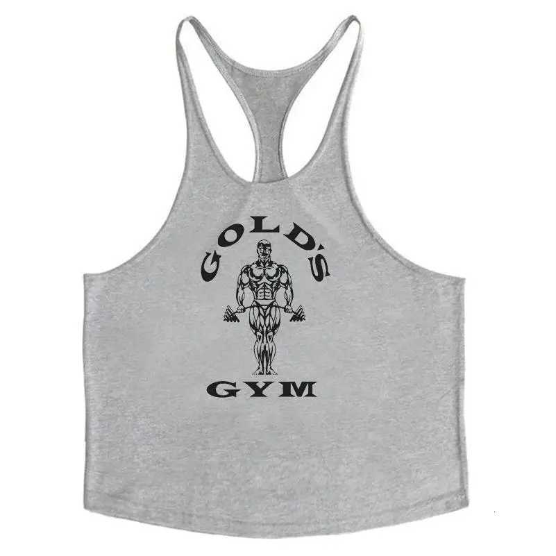 Fashion Cotton Muscle Bodybuilding Fitness Suspender Vest Sports Mens Cotton Loose Sportswear Slim Vest Muscle Fitness Clothing T260428