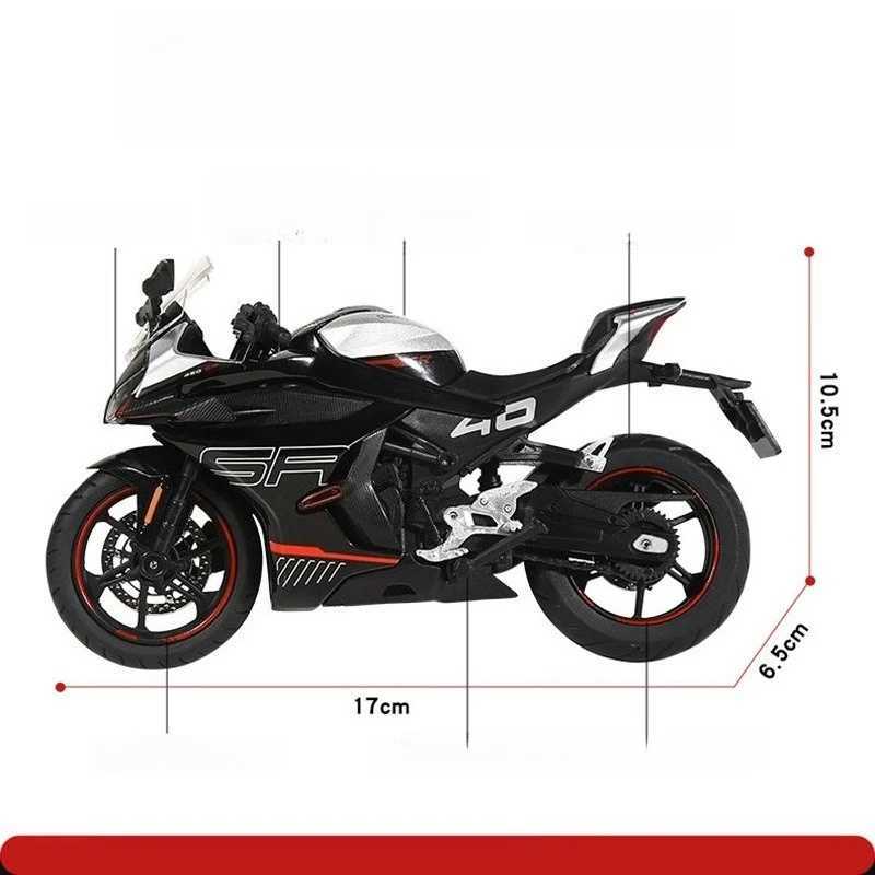 112 Spring Breeze CFMOTO 450SR Motorcycle Model Simulation Alloy Sound and Light Toy Model Childrens Birthday Gift J251129