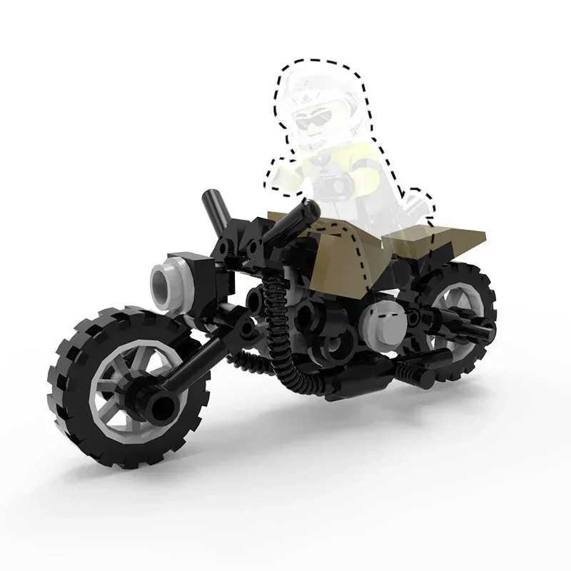 Speed Series Mini Vintage Motorcycle Building Blocks MOC Bike Vehicle Racing Small Particle Assembly Model Kid Toy Birthday Gift J251129