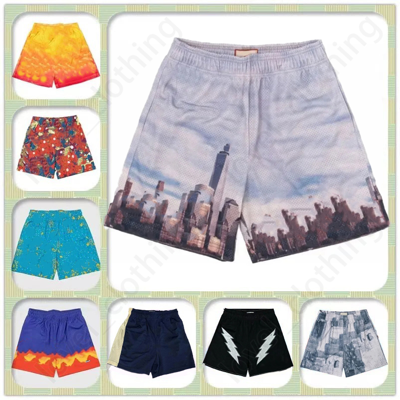 Eric Emmanuelle Shorts Summer mesh Gym Sports Men's Leisure Fashion Beach Pants Luxury Designer Short Seaside fitness loose fit football sport quarter pant kl8a