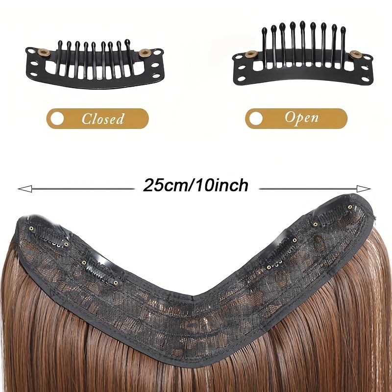 Women's Synthetic Heat-resistant Braided Hair Extensions with 4 Bb Clips - Available in 16