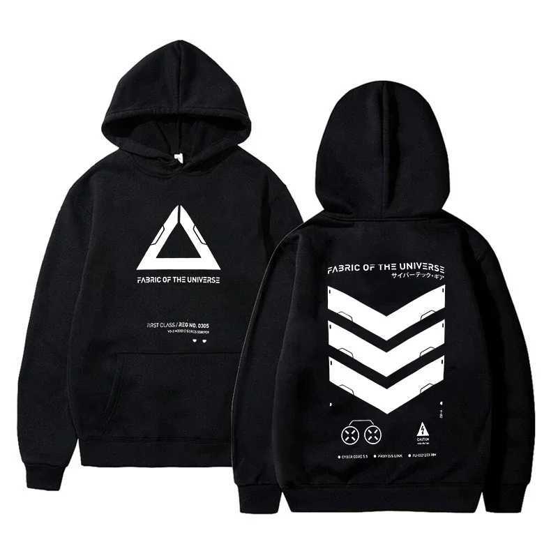 Autumn Winter Cosmic Network Pullovers Print Street Fashion Men Hoodie Casual Street Oversized Women Sweatshirt Cyberpunk Style W251021