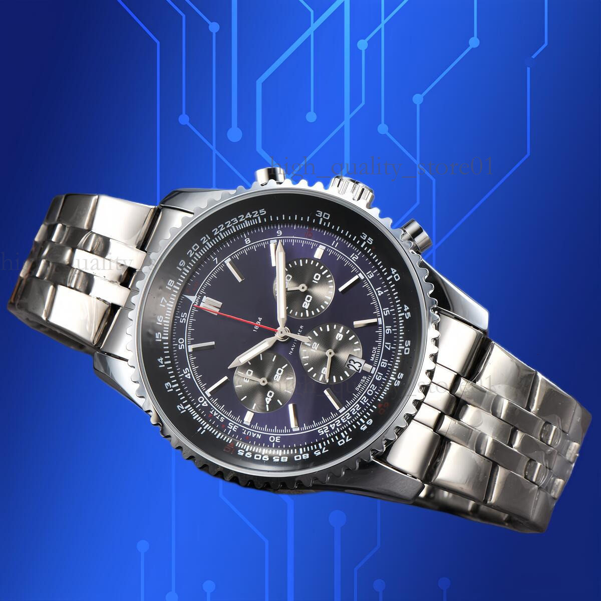 Breitlng Watch Fashion Luxury High Quality Watch Chronograph Mens Brietlingchronomat Watch Designer Watches Stainless Steel Band Automatic Avenge Watch 4ac
