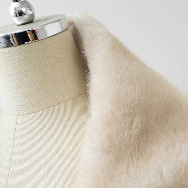 Women Fashion Faux Fur Scarf Faux Mink MufflerJ251129