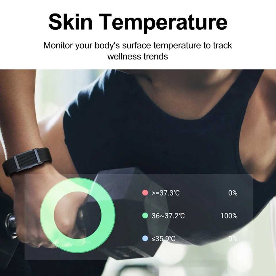 No Screen Smart Watch Bracelet Sports Fitness Tracker Health Heart Rate Sleep Monitor 1ATM Waterproof Outdoor Smart WristbandW251129