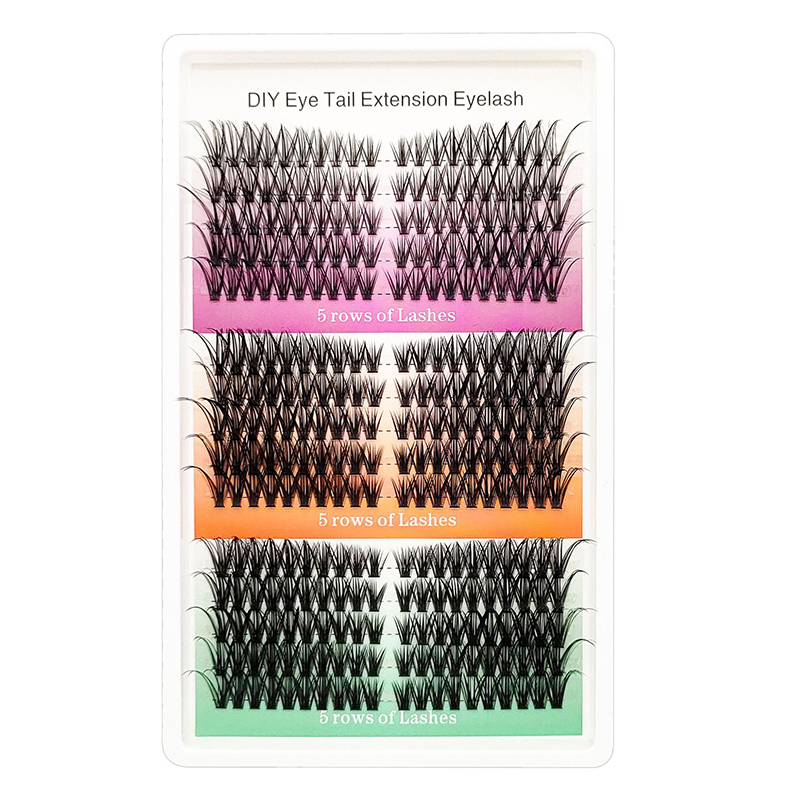 Europe and America's Best-Selling False Eyelashes: 30D-100D Single-Cluster Segmented Clusters Realistic Thickness, Curled Lashes